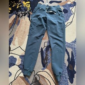Figs scrub pants blue